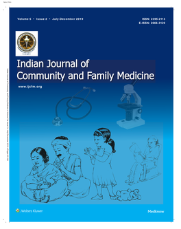 Indian Journal of Community and Family Medicine