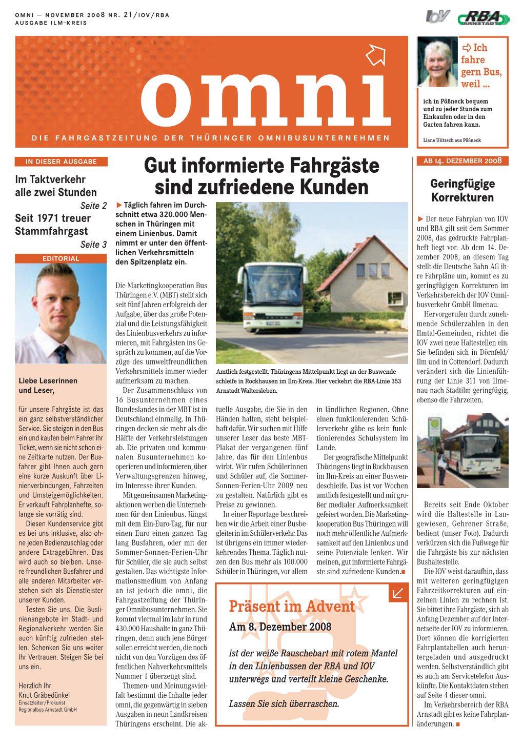 Gut Informierte Fahrgäste Sind Zufriedene Kunden