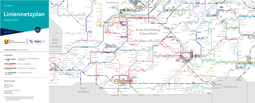 Liniennetzplan Region Südliches Kreisgebiet