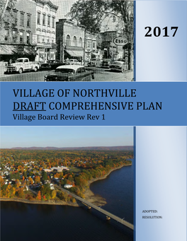 VILLAGE of NORTHVILLE DRAFT COMPREHENSIVE PLAN Village Board Review Rev 1