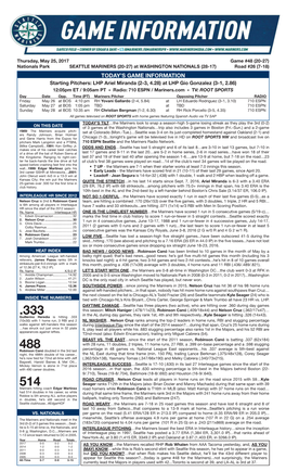 05.25.17 Game Notes.Indd