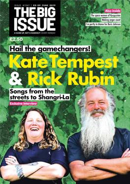 Hail the Gamechangers! Kate Tempest & Rick Rubin Songs from The