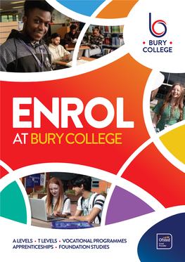 Enrol at Bury College