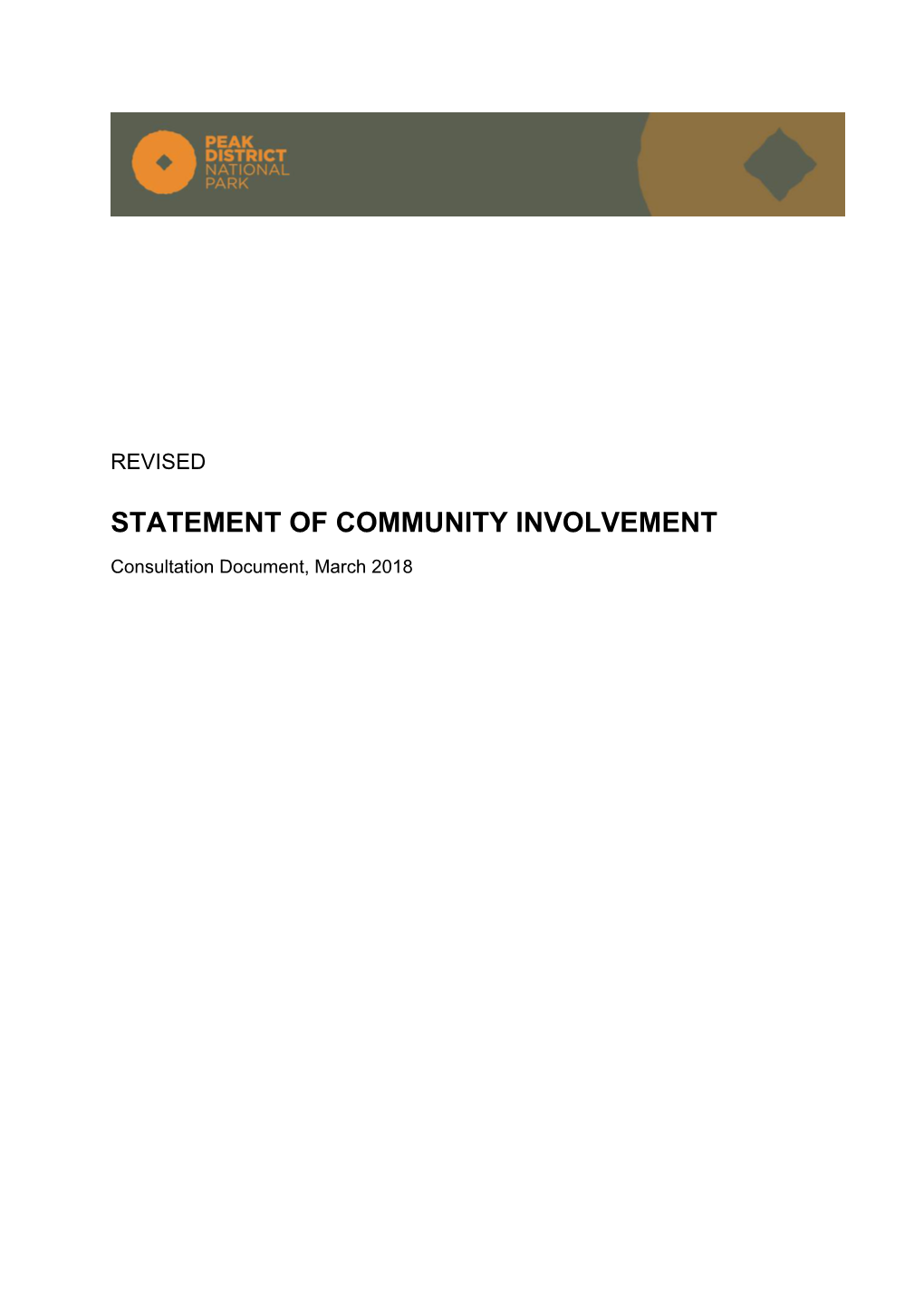 Statement of Community Involvement