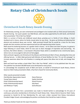 Rotary Club of Christchurch South
