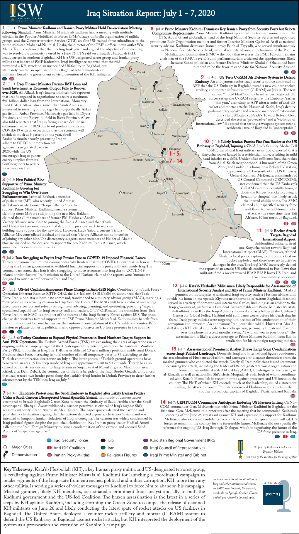 Iraq Situation Report June 24-30 2020