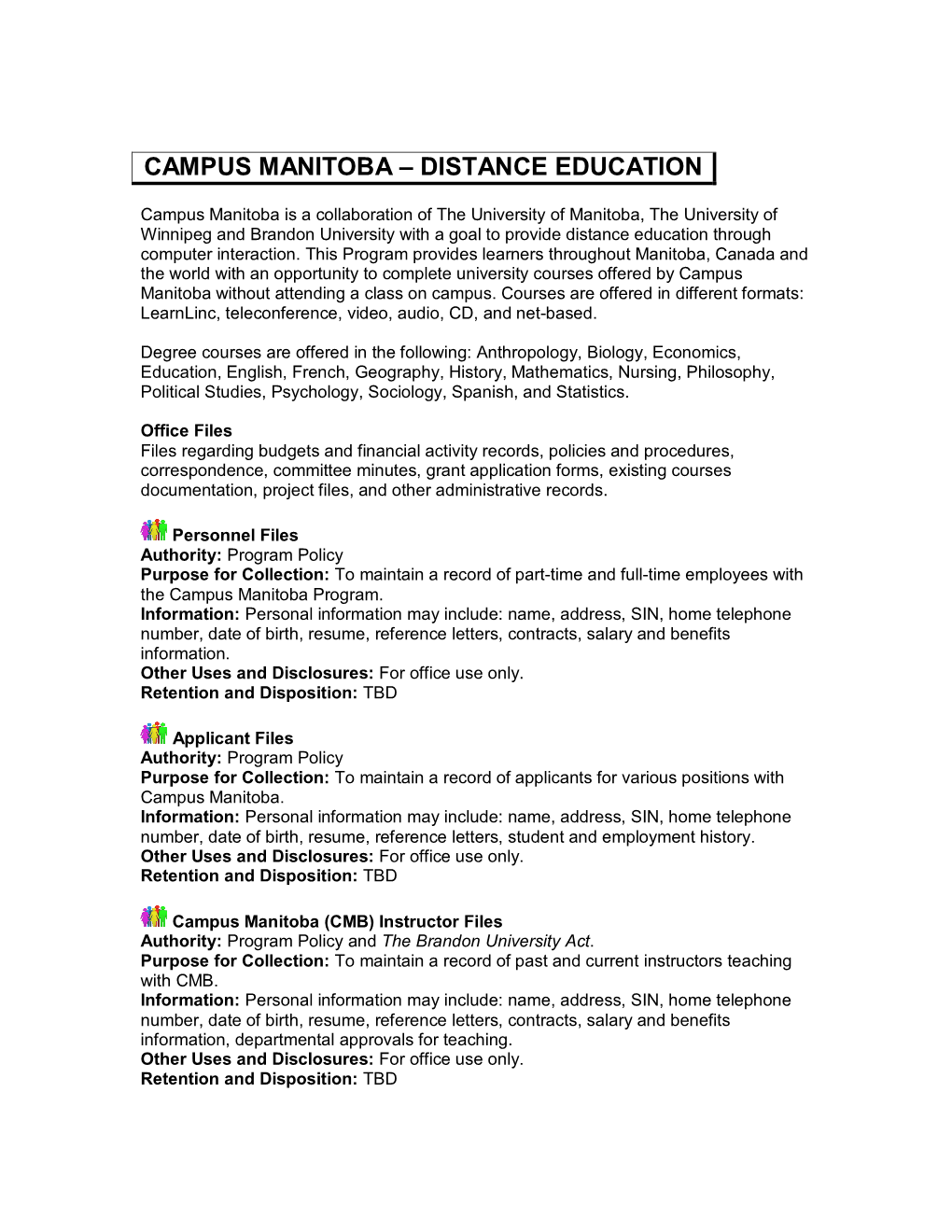 Campus Manitoba – Distance Education