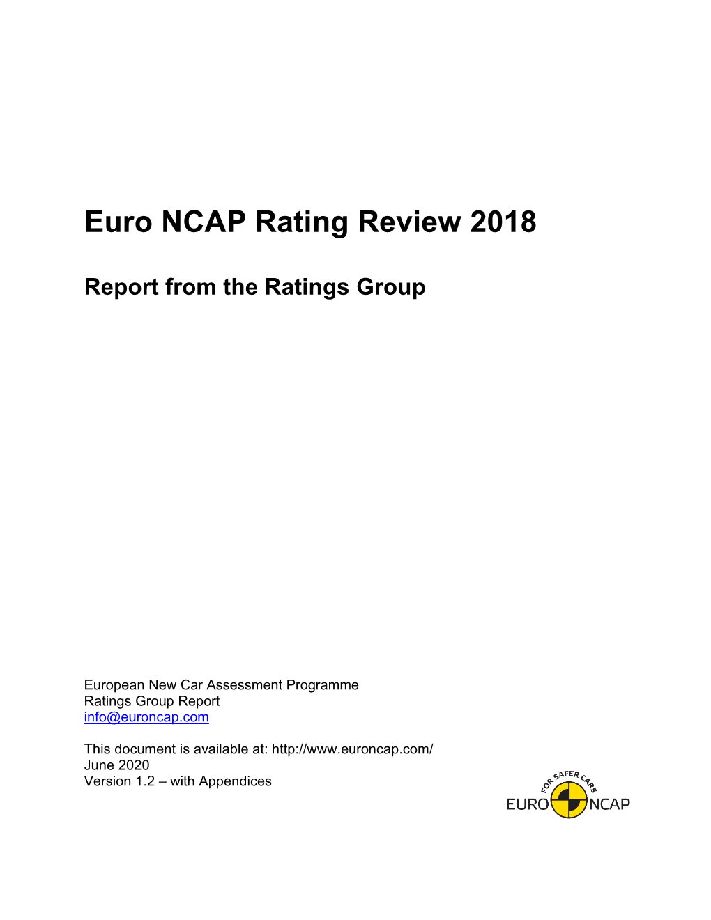 Euro NCAP Rating Review 2018