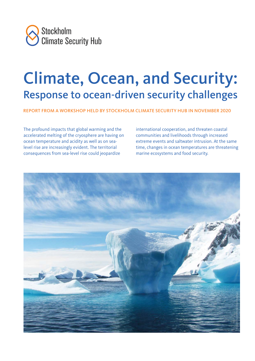 Climate, Ocean, and Security: Response to Ocean-Driven Security Challenges