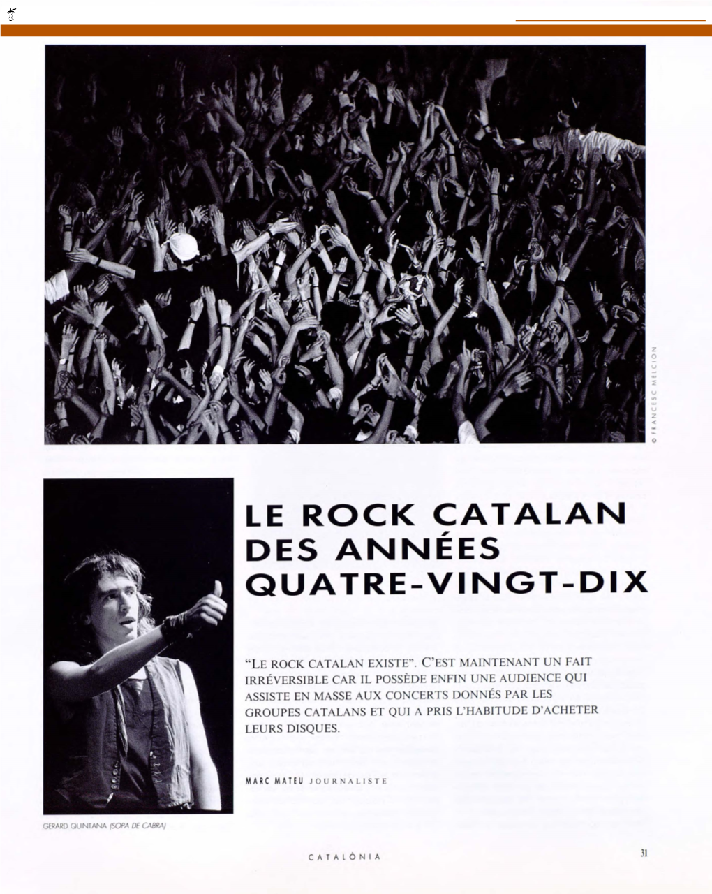 Le Rock Catalan Des Annees Quatre-Vingt -Dix