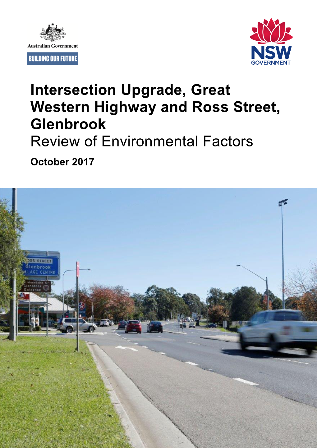 Intersection Upgrade Great Western Highway and Ross Street