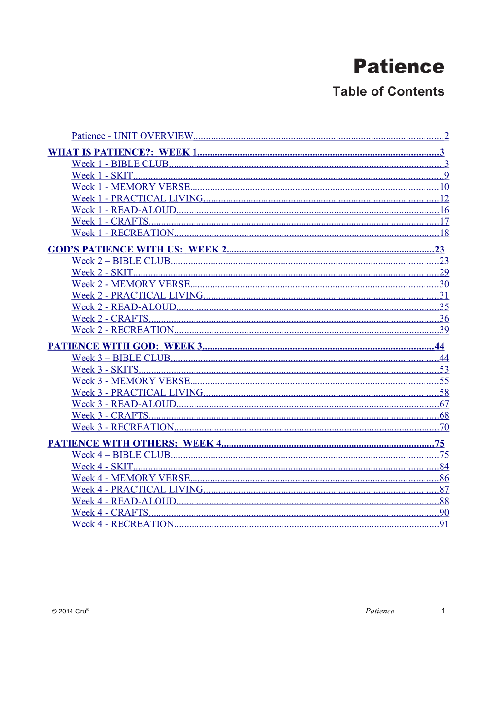 Table of Contents s133