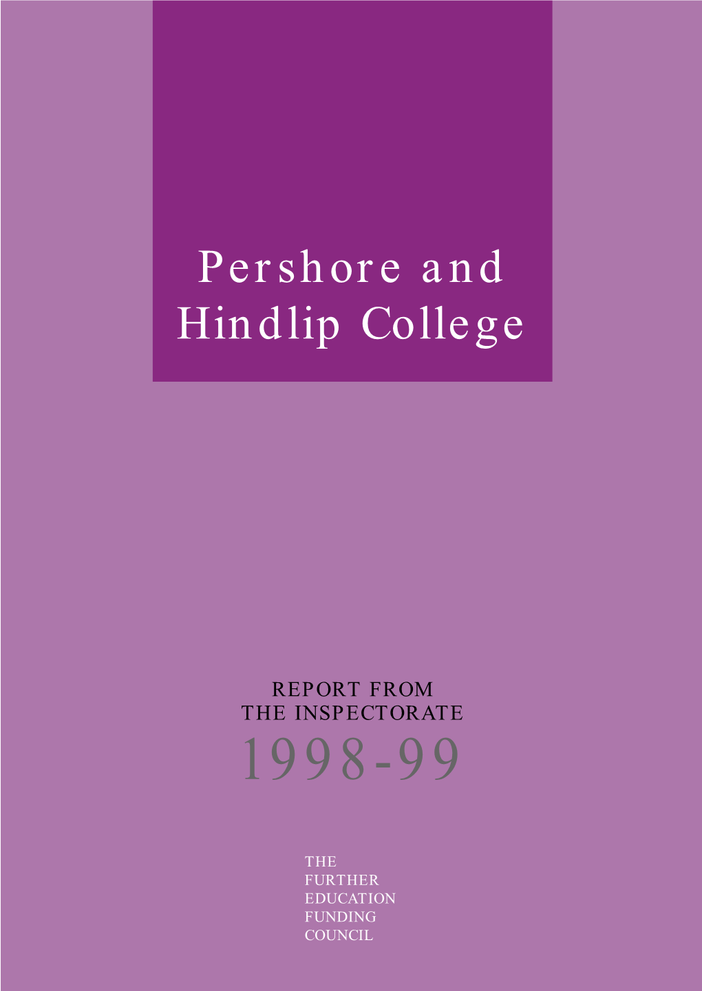 Pershore and Hindlip College