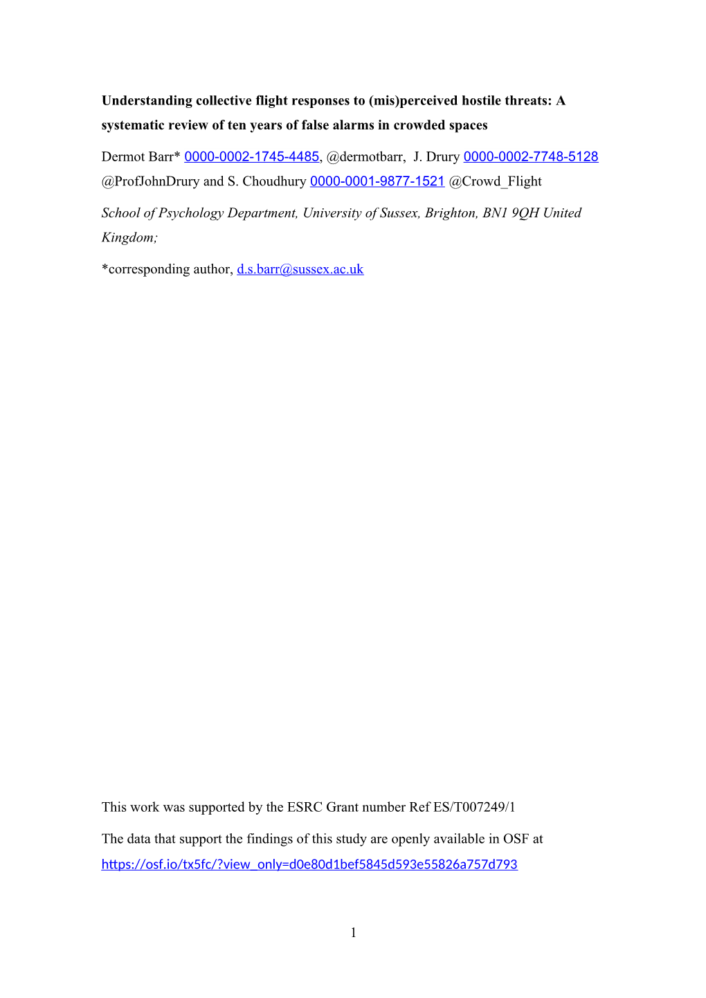 A Systematic Review of Ten Years of False Alarms in Crowded Spaces