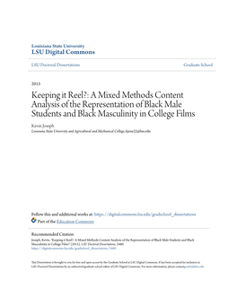 Keeping It Reel?: a Mixed Methods Content Analysis of The