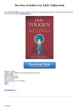 The Story of Kullervo by J.R.R. Tolkien Ebook