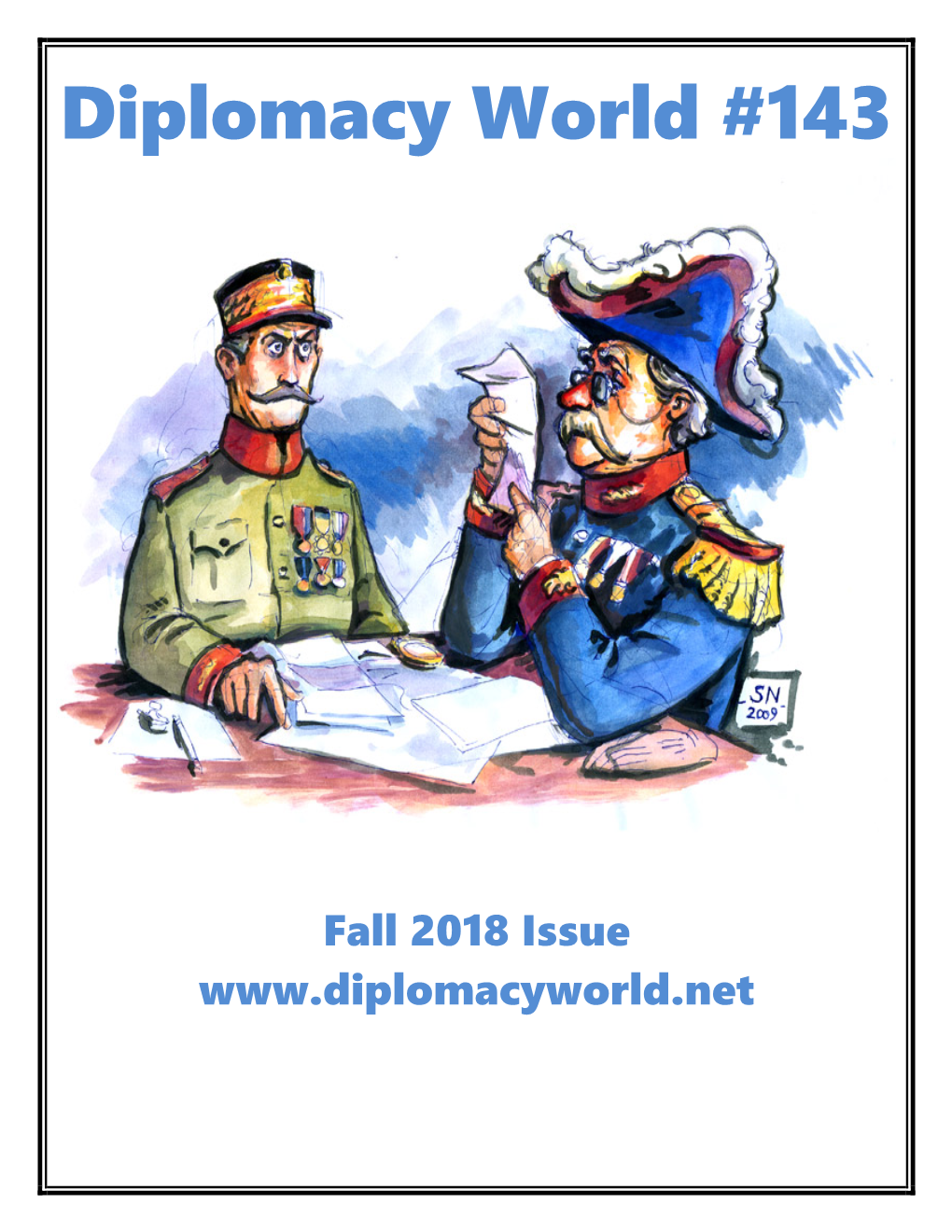 Diplomacy World #143, Fall 2018 Issue