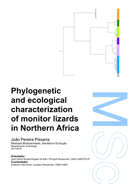 Phylogenetic and Ecological Characterization of Monitor Lizards in Northern Africa