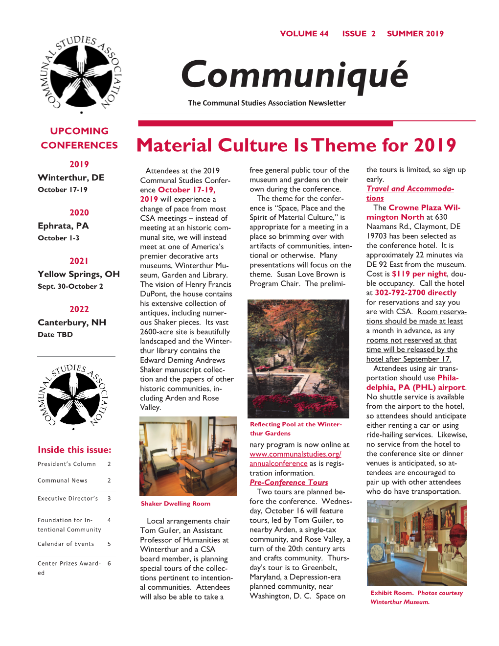 Download Newsletter Summer 2019