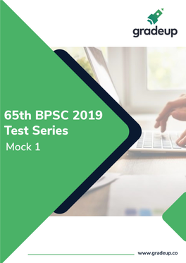 BPSC 2019 Mock Test 1 PDF in English
