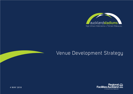 Venue Development Strategy