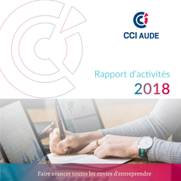 Rapport D'activités 2018 CCI Aude