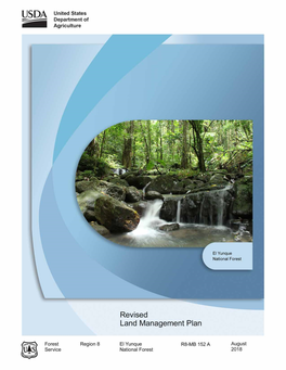 Final Land Management Plan for El Yunque National Forest