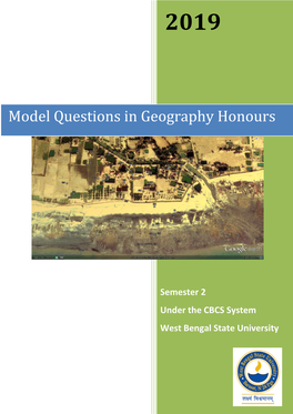 Model Questions in Geography Honours