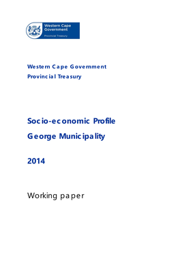 Socio-Economic Profile George Municipality 2014 Working Paper