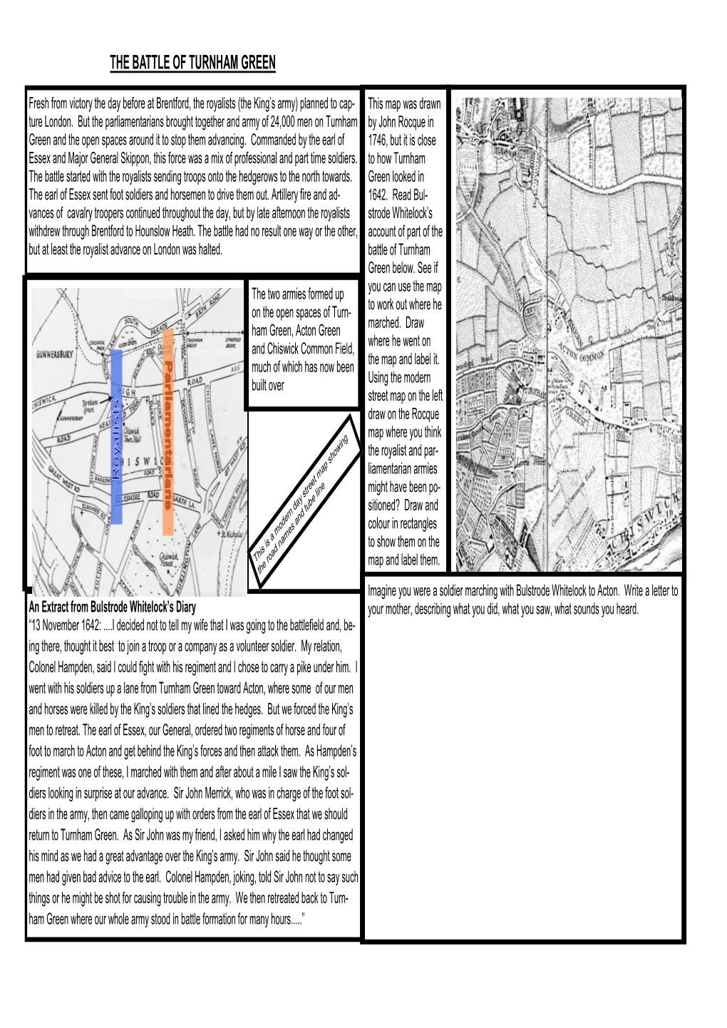 The Battle of Turnham Green