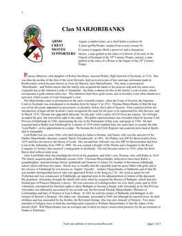 Clan MARJORIBANKS