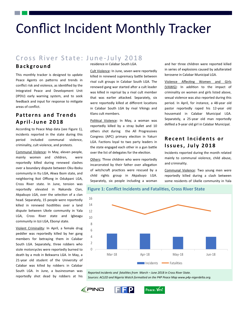 Cross River Conflict Tracker July 2018