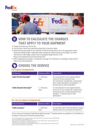 Fedex in Domestic Tariffs
