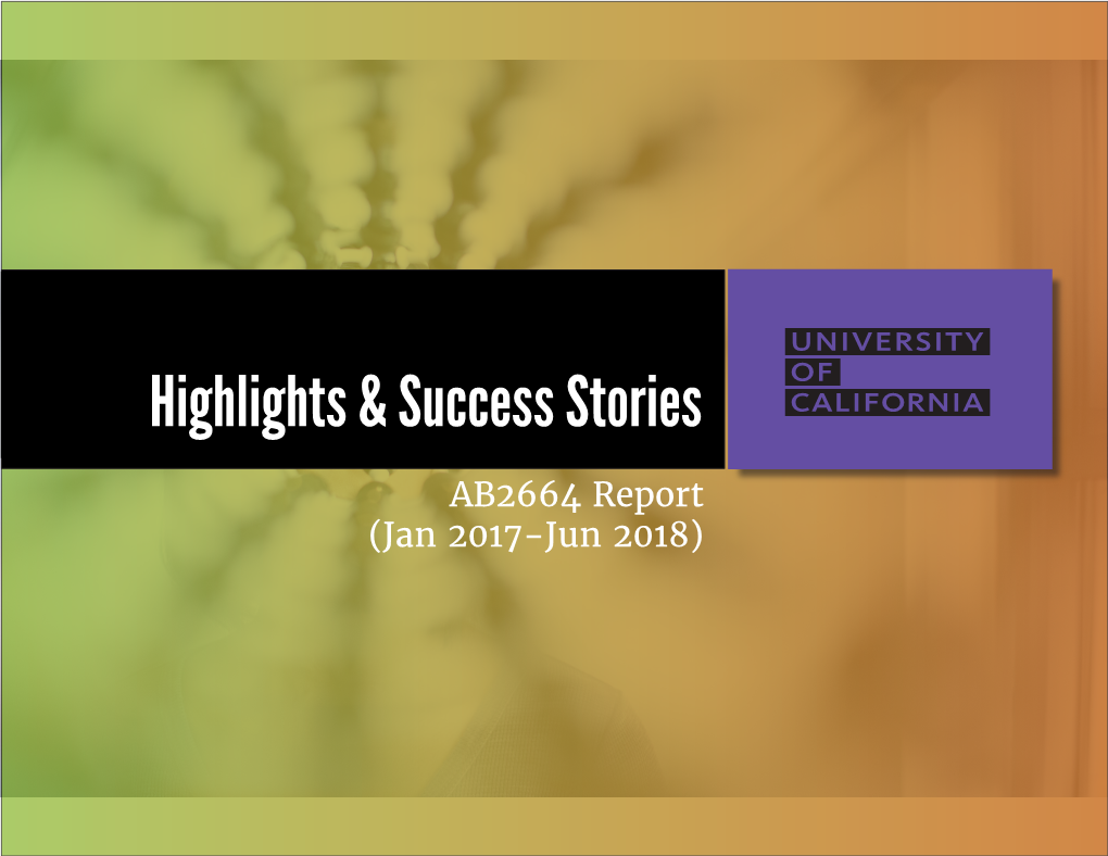 Highlights & Success Stories