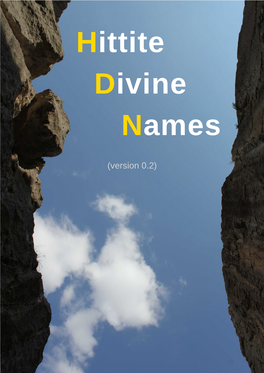 Hittite Divine Names