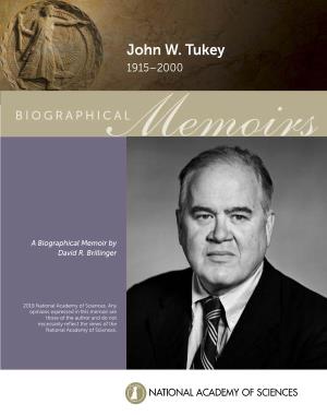 John W. Tukey 1915–2000