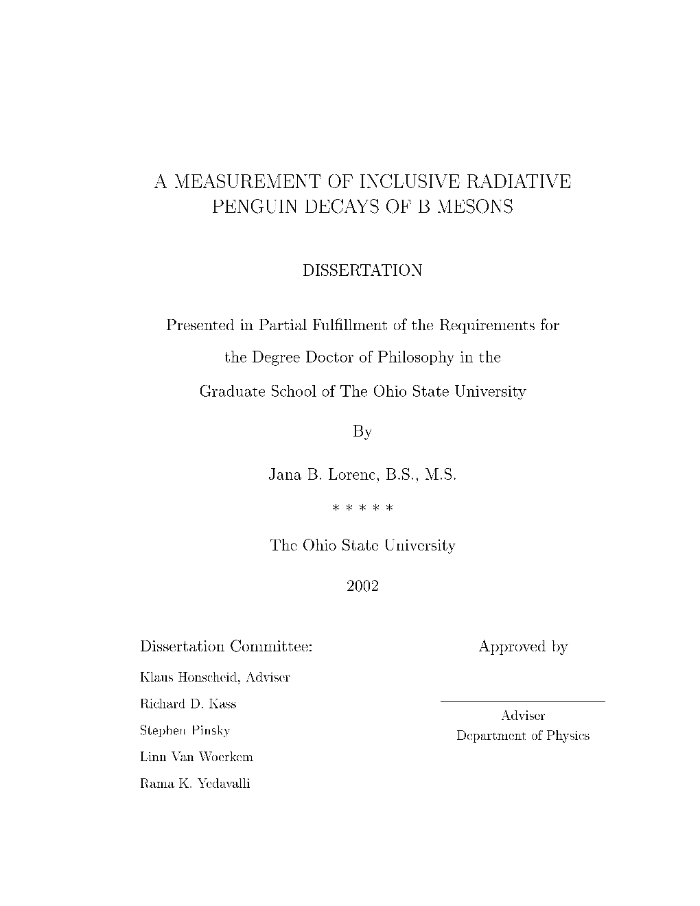 A Measurement of Inclusive Radiative Penguin Decays Of