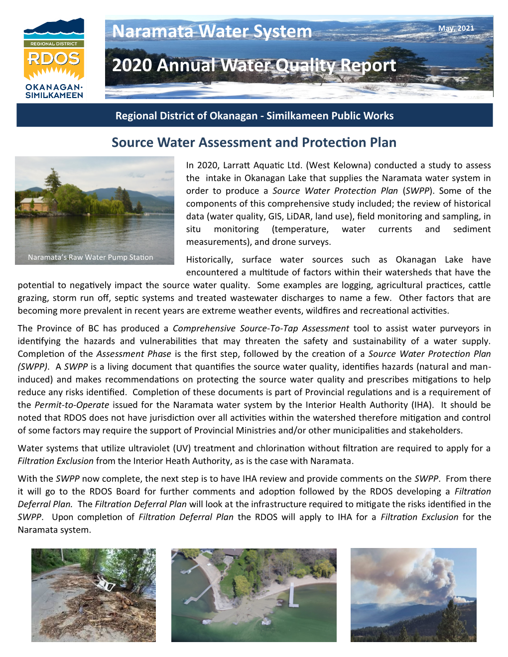 Naramata Water System 2020 Annual Water Quality Report