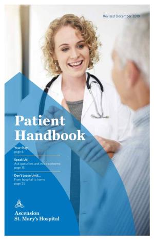 Patient Handbook Your Stay Page 6