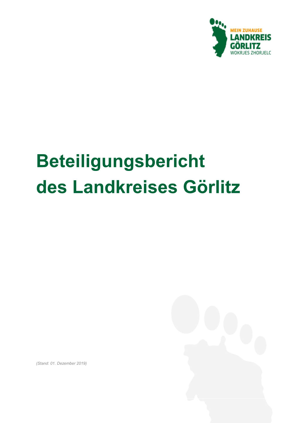 Beteiligungsbericht Des Landkreises Görlitz