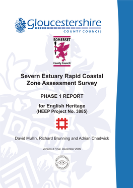 Severn Estuary Rapid Coastal Zone Assessment Survey