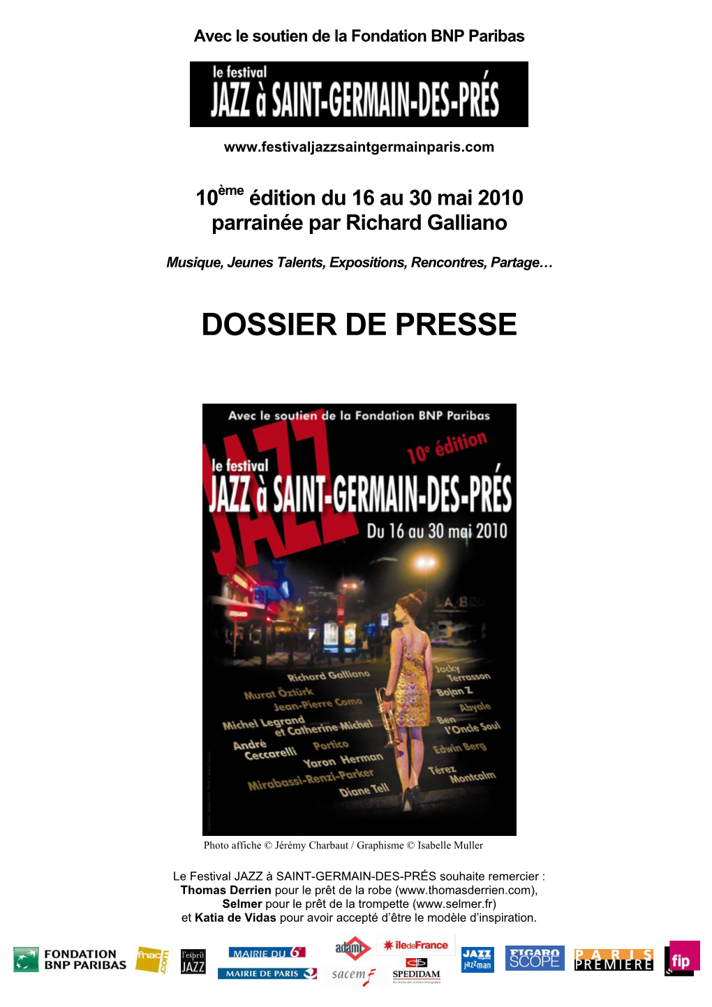 Dossier De Presse