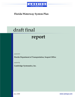 Florida Waterway System Plan V4