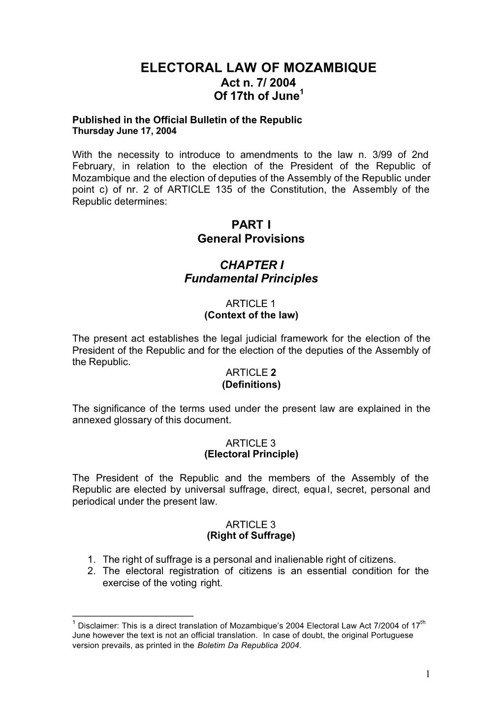 Electoral Law 7 2004 of 17 of June 2004.Pdf