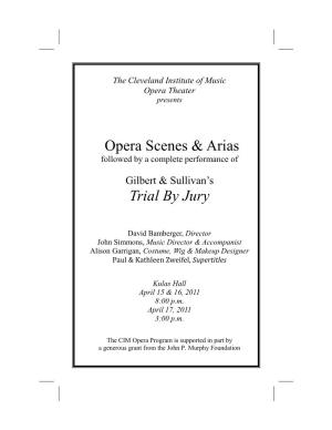 Opera Scenes & Arias Trial by Jury