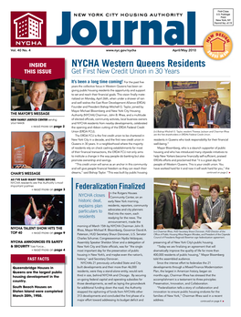 NYCHA Western Queens Residents This Issue Get First New Credit Union in 30 Years VOL