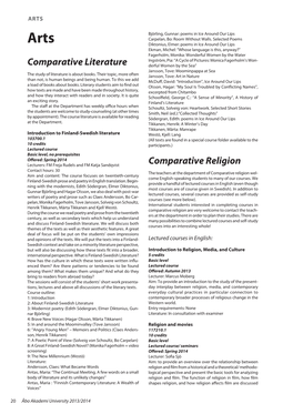 Comparative Literature Comparative Religion