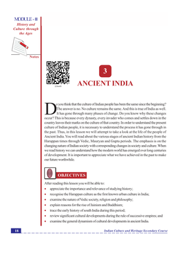 3. Ancient India(4.1