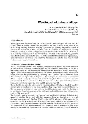 Welding of Aluminum Alloys