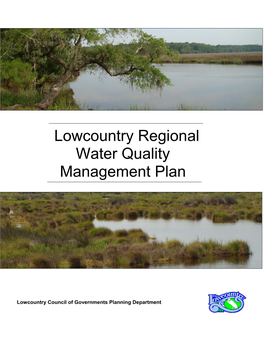 Lowcountry Regional Water Quality Management Plan – September 2012